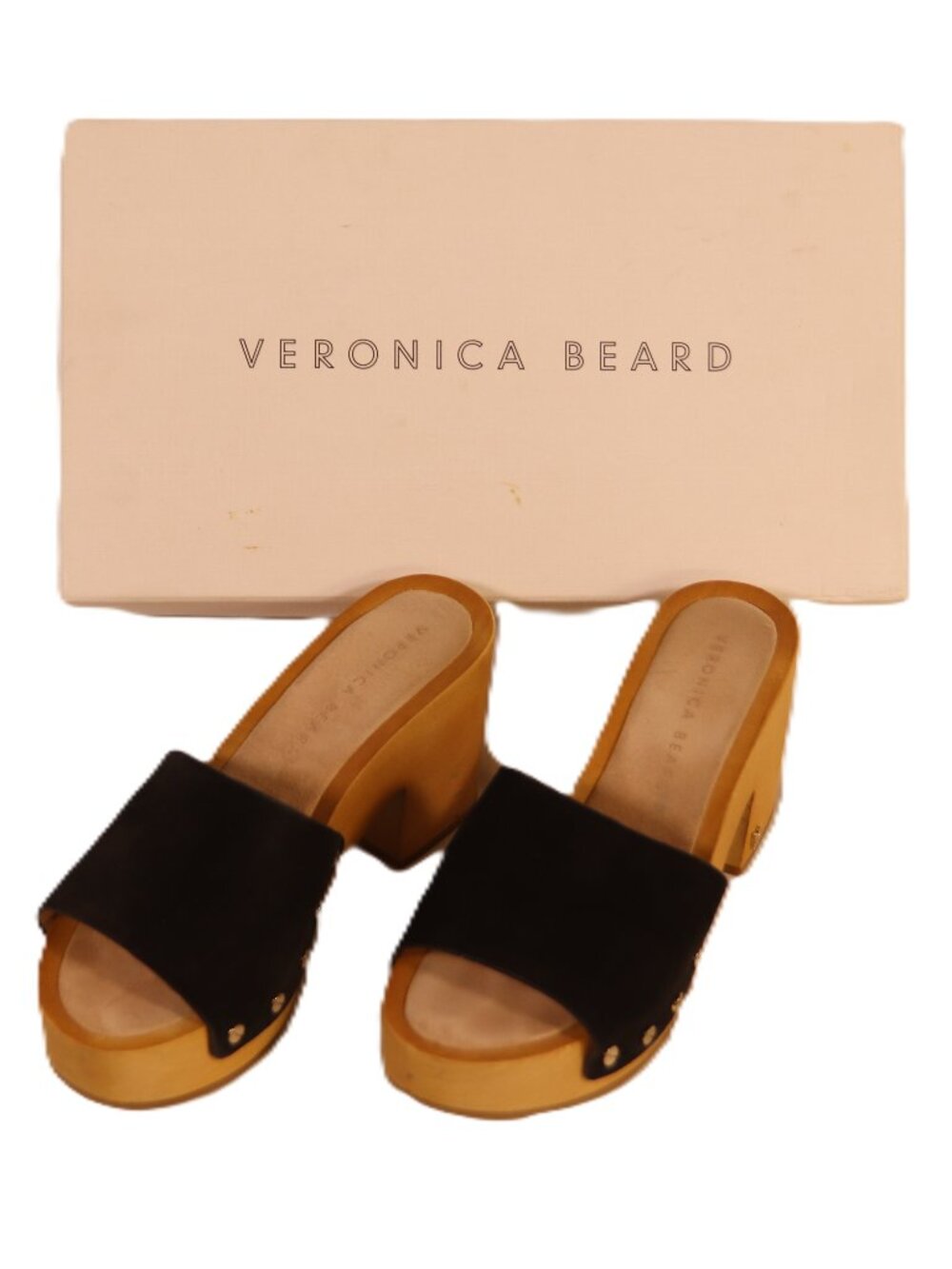 Veronica Beard Hannalee Platform Slide Clog - Picture 2 of 7